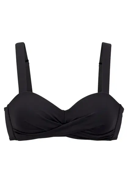 LASCANA Bikinový top  čierna