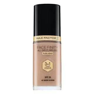Max Factor Facefinity All Day Flawless Flexi-Hold 3in1 Primer Concealer Foundation SPF20 tekutý make-up 3v1 45 30 ml