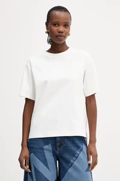 Bavlněné tričko Weekend Max Mara MULTID