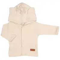 Baby Nellys Bavlněná souprava pro miminko do porodnice 5D, Made with love, béžová, vel. 62