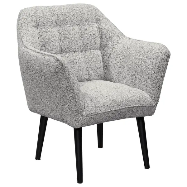 MID.YOU KŘESLO, textil, světle šedá