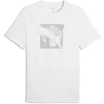Puma GRAPHIC FOIL TEE Pánske tričko, biela, veľkosť