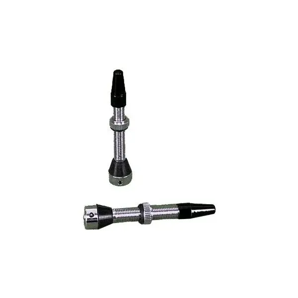 HAVEN STEEL 44 MM Bezdušové ventilky, strieborná, veľkosť