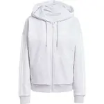 adidas 3 STRIPES FL FZ HD W Dámska mikina, sivá, veľkosť