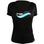 HAVEN ENERGY SHORT Dámsky dres s krátkym rukávom, čierna, veľkosť