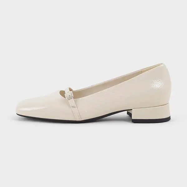 Kožené lodičky Vagabond Shoemakers DEBBI béžová barva, na podpatku, 5818-160-37