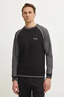 Mikina BOSS černá barva, s aplikací, 50535836