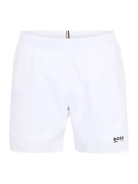 BOSS Plavecké šortky 'Swordfish'  biela
