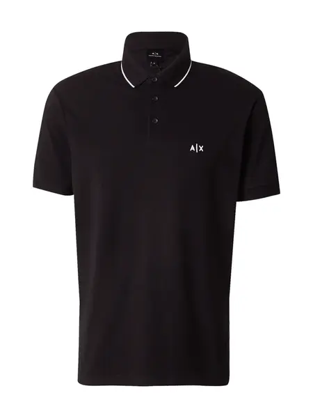 ARMANI EXCHANGE Tričko  čierna / biela