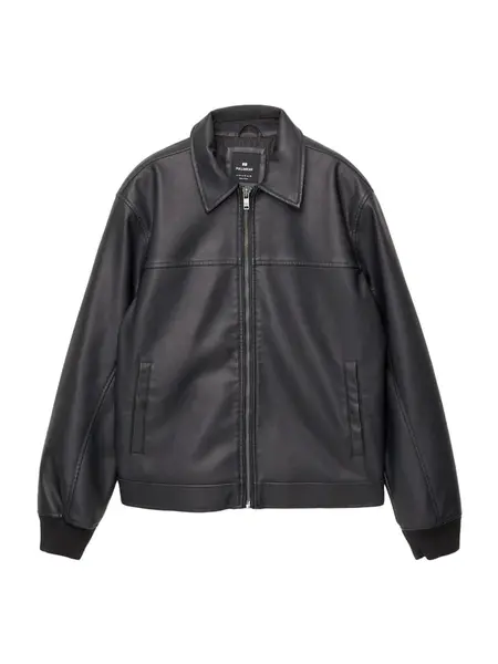 Pull&Bear Prechodná bunda  čierna