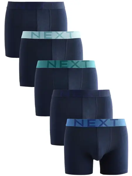 Next Boxerky  modrá / námornícka modrá / mätová / pastelovo zelená