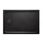 Sprchová vanička obdĺžniková SAT Project 120x90 cm liaty mramor čierna SATSVPRO12090CA