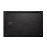 Sprchová vanička obdĺžniková SAT Project 120x90 cm liaty mramor čierna SATSVPRO12090CA