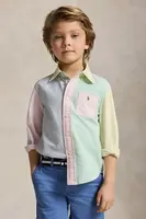 Dětská bavlněná košile Polo Ralph Lauren