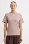 Puma tričko dámske bavlnené Essential Relaxed