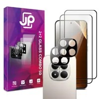 JP 5D Combo pack, Sada 2 5D tvrzených skel a 2 sklíček na fotoaparát, Xiaomi Redmi Note 15 Pro Plus 5G