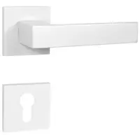 Kľučka Naturel Hit biela matná WB, cylindrický kľúč HITHRWSWB