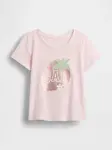 GAP Dievčenské tričko s logom