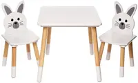 BHome Dětský stůl s židlemi ZAJÍČEK