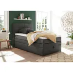MID.YOU POSTEL BOXSPRING, 120/200 cm, antracitová
