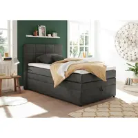 MID.YOU POSTEL BOXSPRING, 120/200 cm, antracitová