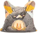 TULI sedací vak Smart, snímatelný potah - vzor Love is in the bear