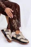 Zamatové Dámske Sneakers Na Platforme Panther Vinceza