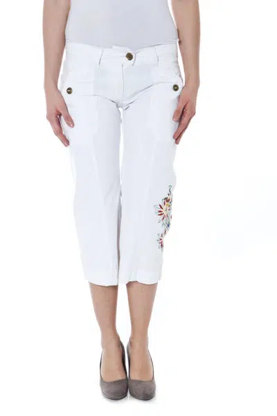 DATCH WHITE MEN'S BERMUDA TROUSERS
