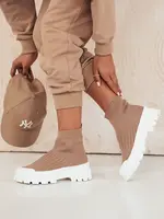 Dámske topánky ORCE Farba béžová DSTREET