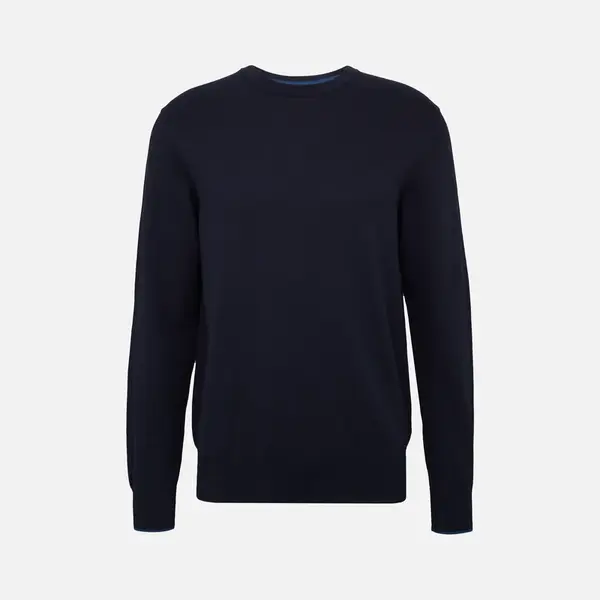 Dark blue men's sweater Geox Knit - Men