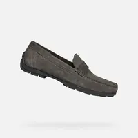 Grey men's moccasins Geox Moner W 2FIT - Men's