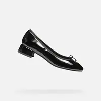 Black women's heeled shoes Geox Floretia - Women's