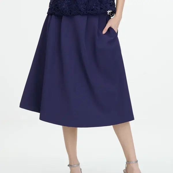 Navy Blue Women's Knee-Length Skirt ORSAY - Women's