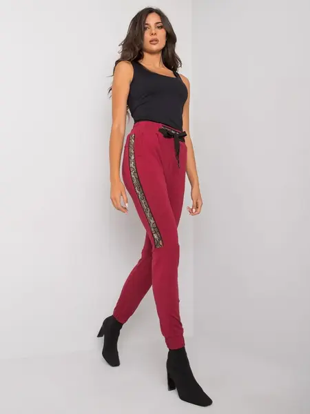 Sweatpants-RV-DR-6891.54-burgundy