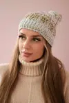 Kesi Čapica s fleece Melisa K241 ruda+oliva