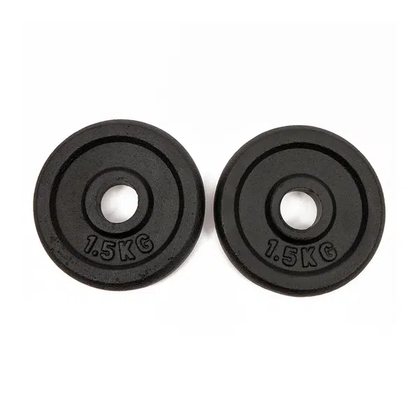 Worqout Weights 1.5Kg Iron Weight Plates x 2 pc - unisex