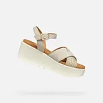 Beige women's sandals Geox XAN2.2S - Women's