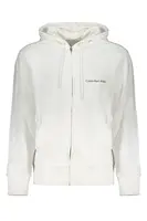 Biela pánska mikina Calvin Klein na zips