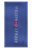 NORWAY 1963 UNISEX BLUE BEACH TOWEL