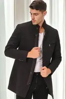 PLT8369 DEWBERRY COAT-PATTERNED BLACK-2