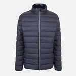 Men's Dark Blue Quilted Jacket Geox Dereck - Mens