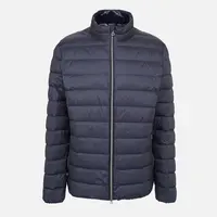 Men's Dark Blue Quilted Jacket Geox Dereck - Mens