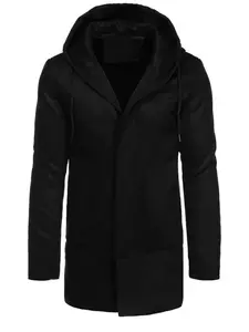 Pánsky zimný kabát Farba čierna DSTREET