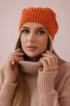 marka niezdefiniowana Dámska čiapka Ingrid K371 oranžová