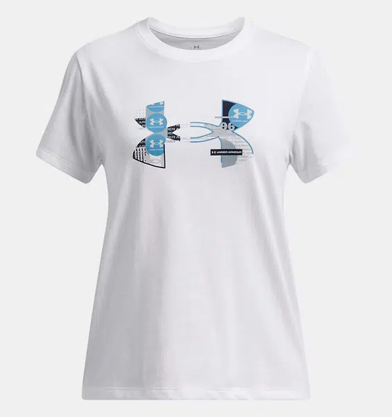 Girls' T-shirt Under Armour Big Logo UA Fill SS