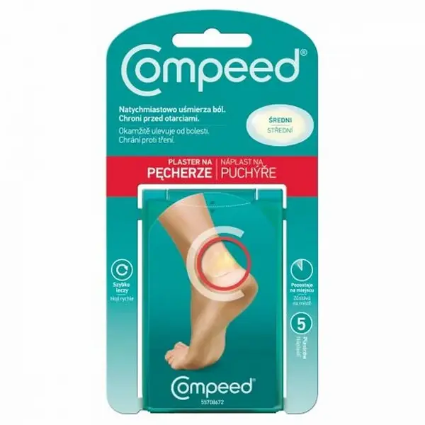 COMPEED Náplasť na pľuzgiere stredné 10 kusov