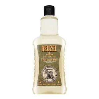 Reuzel 3-in-1 Tea Tree Shampoo šampón, kondicionér a sprchový gel 1000 ml