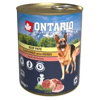 ONTARIO Konzerva hovädzie päté s bylinkami 800 g