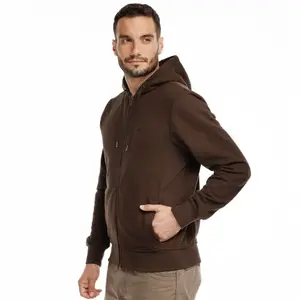 Bushman Pánska mikina Lynn, tmavohnedá XL