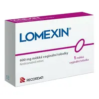 LOMEXIN 600 mg mäkké vaginálne kapsuly 1 ks